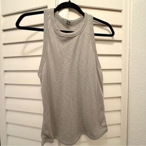 Women's Vuori Sunrise High Neck Tank in Gray